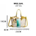 Yellow miss Gail bag - Image 3